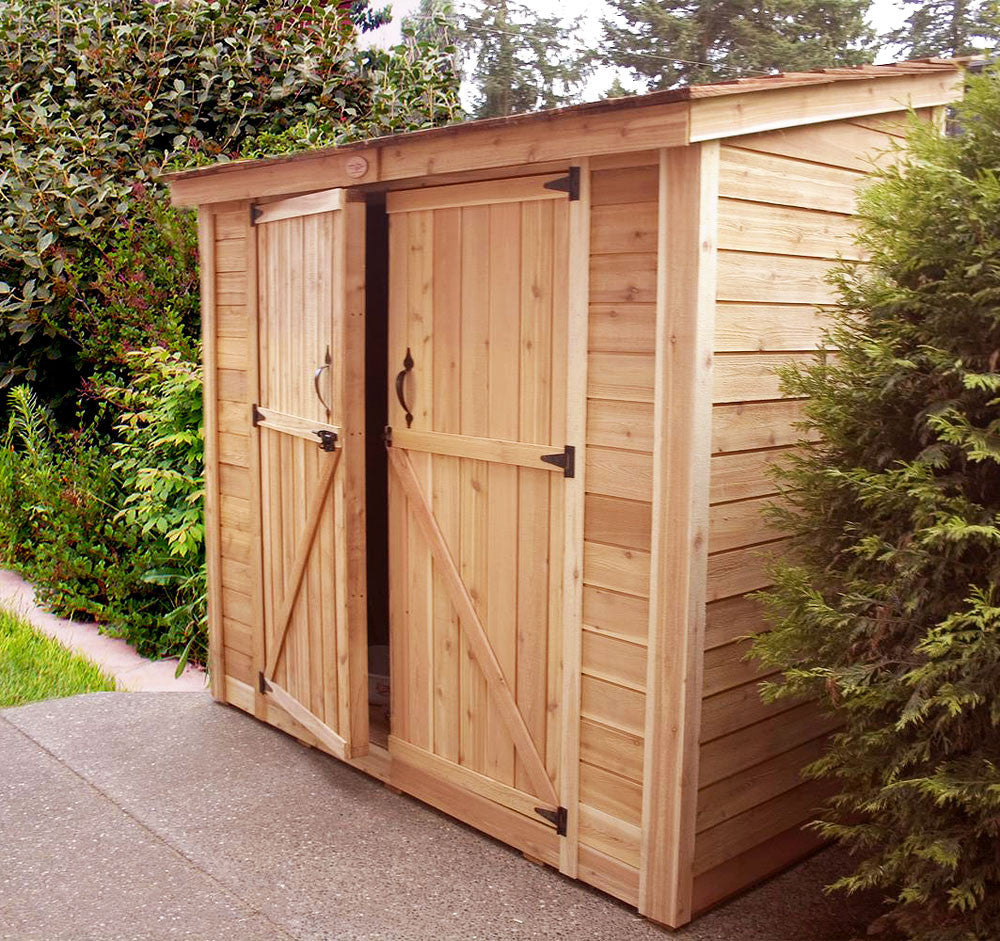 8' x 4' SpaceSaver Storage Shed - Double Doors
