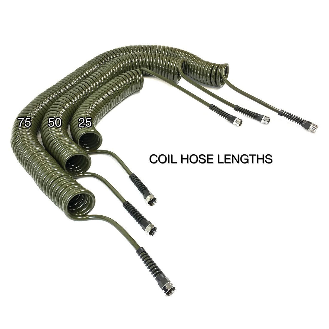 Premium Drinking Water Safe Coil Hose 25 Feet