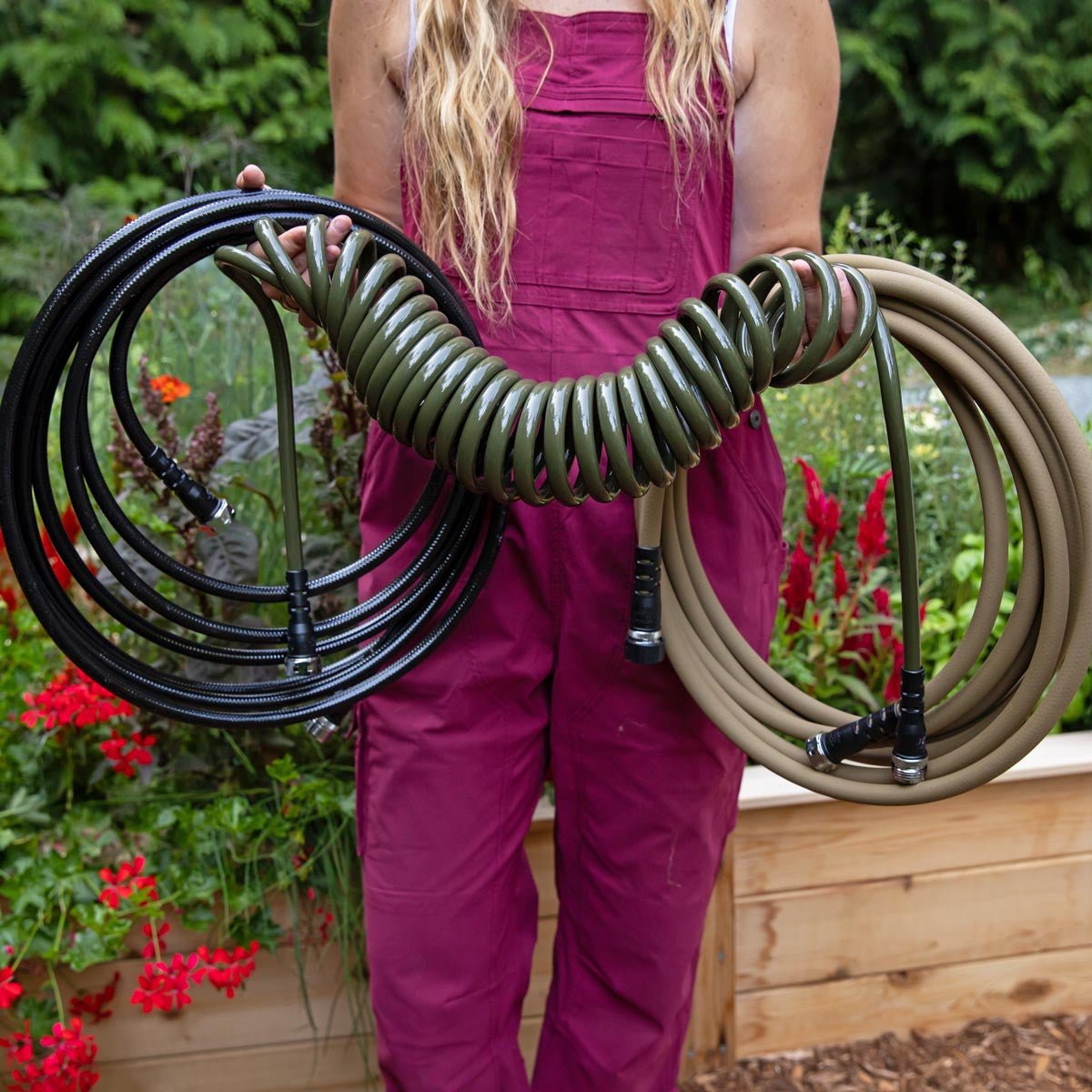 Premium Drinking Water Safe Coil Hose 25 Feet