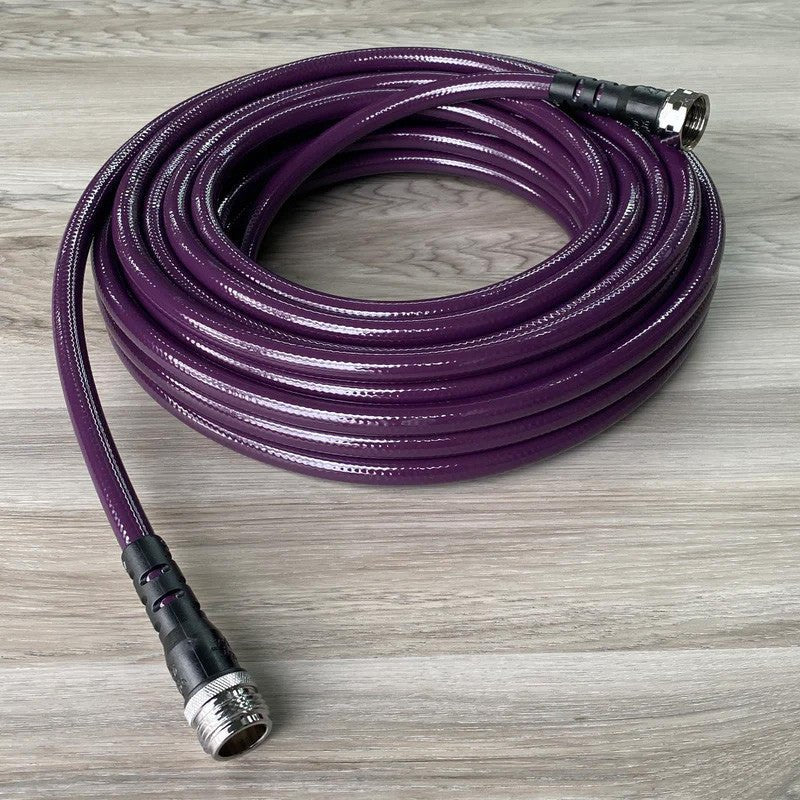 Premium Drinking Water Safe Garden Hose - Slim 7/16" 25 Ft Olive Green