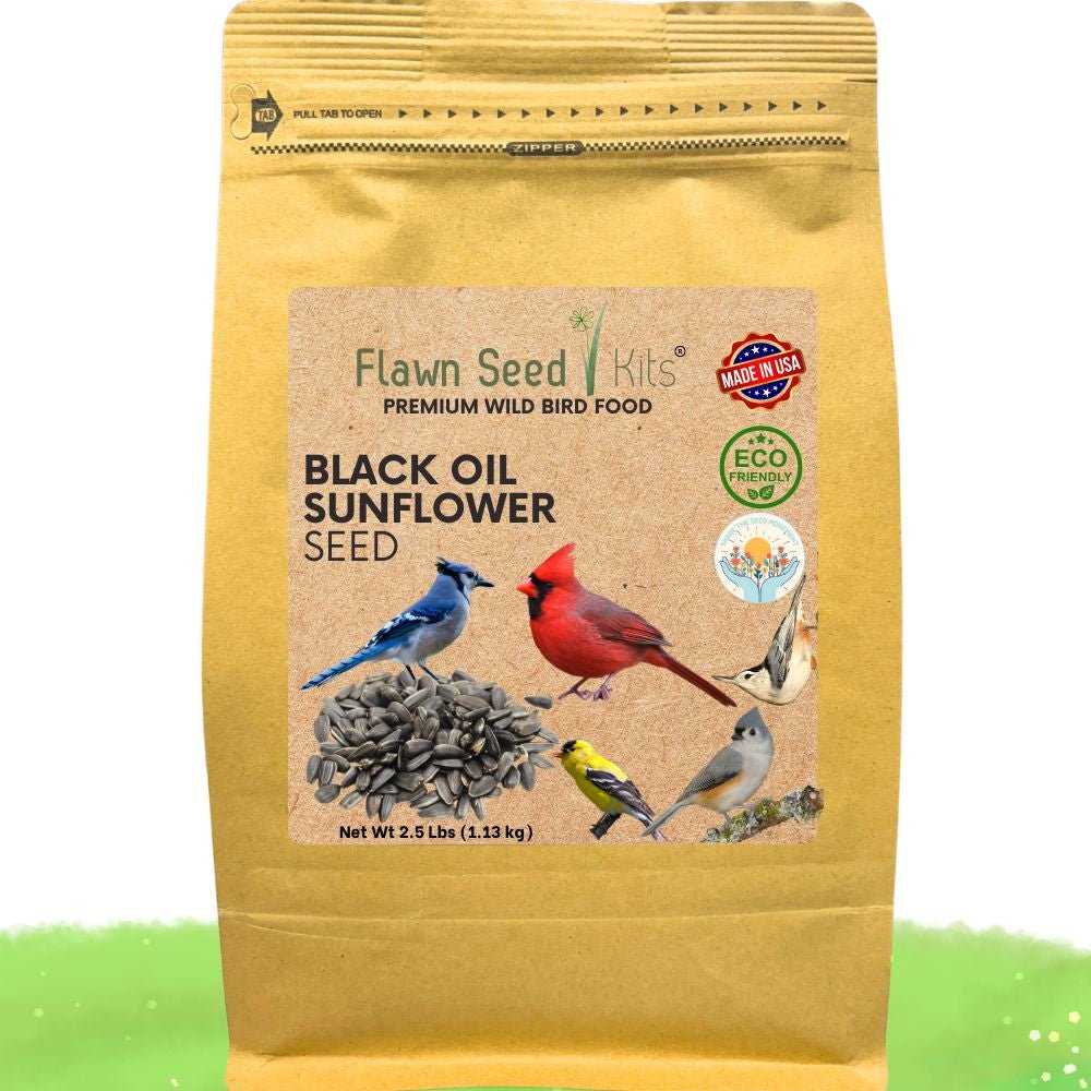 Premium Wild Bird Seed - Black Oil Sunflower 2.5 lb Bag