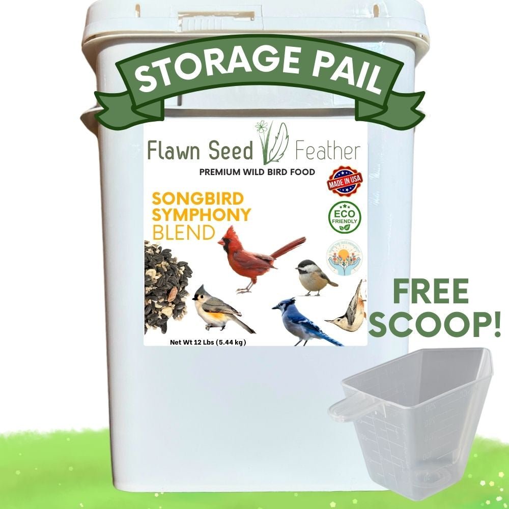 Premium Wild Bird Seed - Songbird Symphony Blend 16 lb Storage Pail