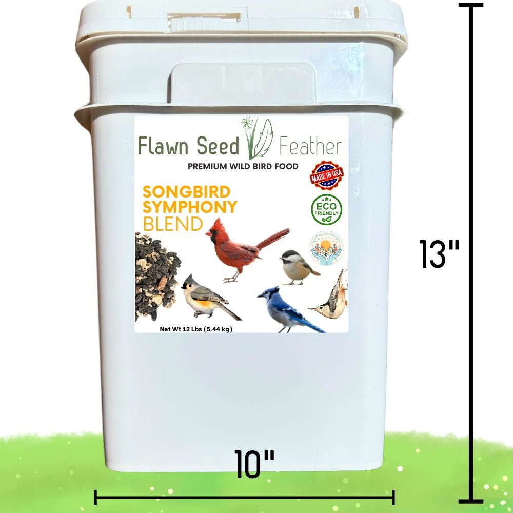 Premium Wild Bird Seed - Songbird Symphony Blend 16 lb Storage Pail