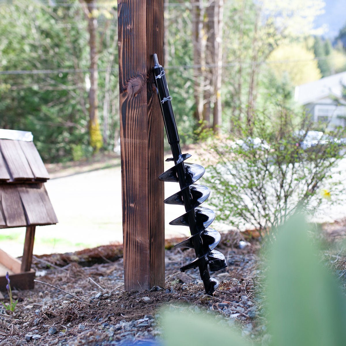 Quart Pot Landscaping Auger - 5" x 28" Light-Medium Duty or Home Use