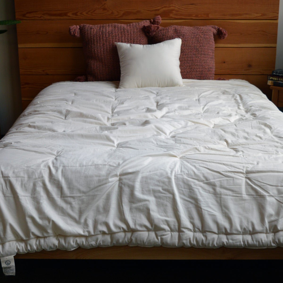 Queen-Size Wool Comforter Cool Comfort
