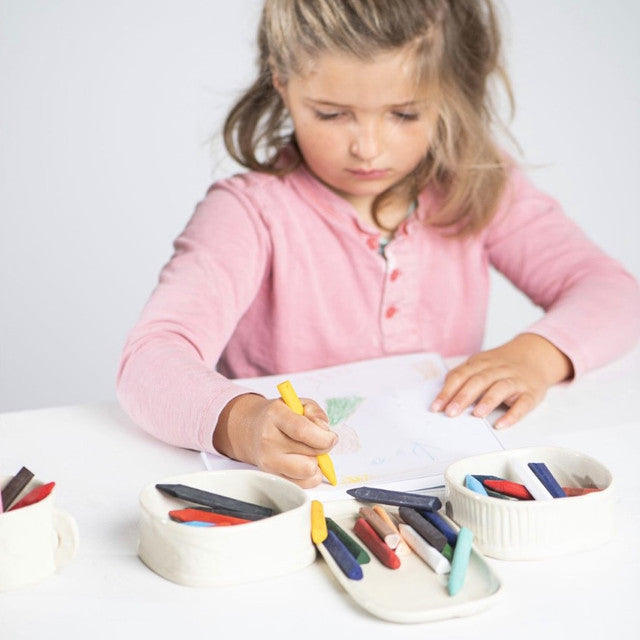 Eco Beeswax Triangle Crayons