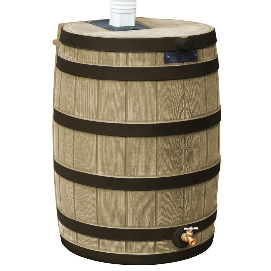 Rain Wizard Rain Barrel - 40, 50 & 65 Gallons 40 Gal Black Ribs option3