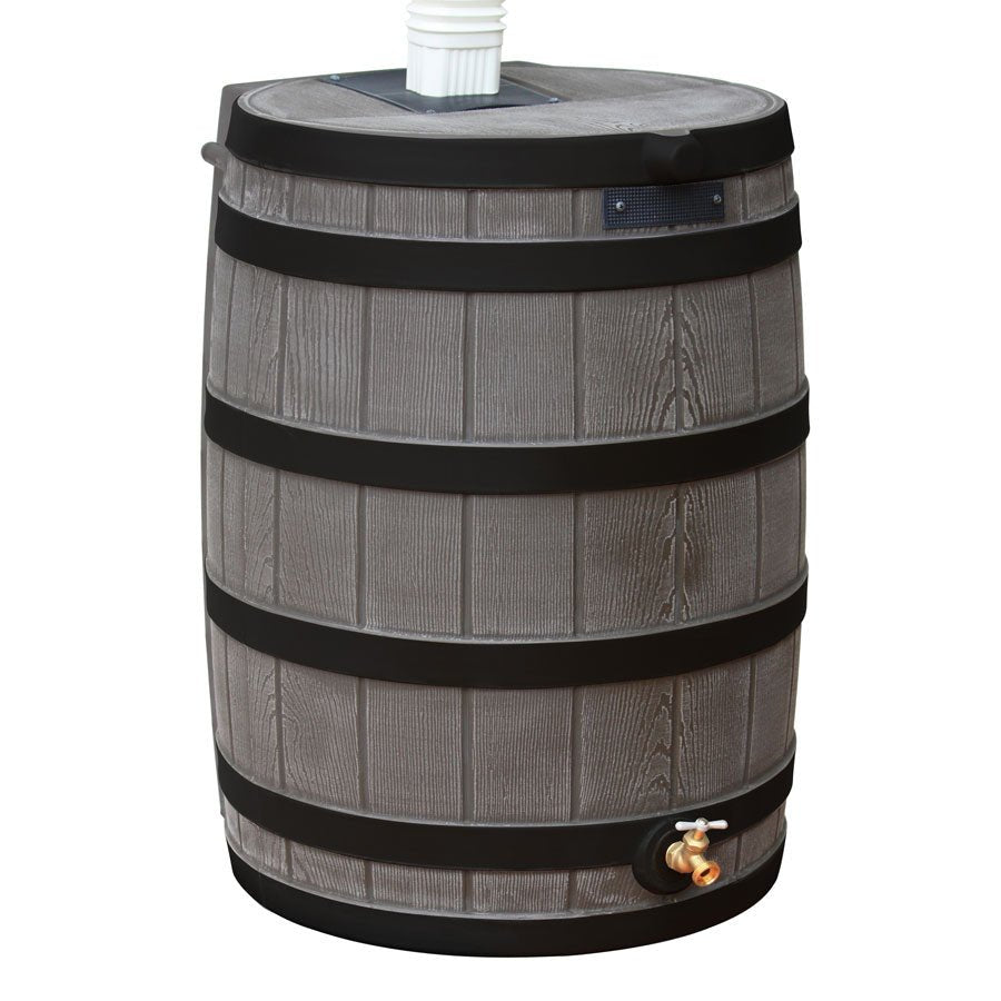 Rain Wizard Rain Barrel - 40, 50 & 65 Gallons 50 Gal Black Ribs option3
