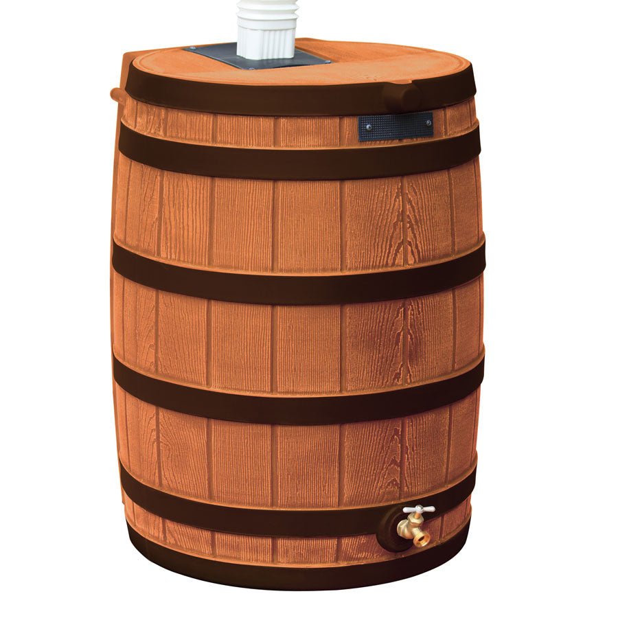 Rain Wizard Rain Barrel - 40, 50 & 65 Gallons 50 Gal Black Ribs option3
