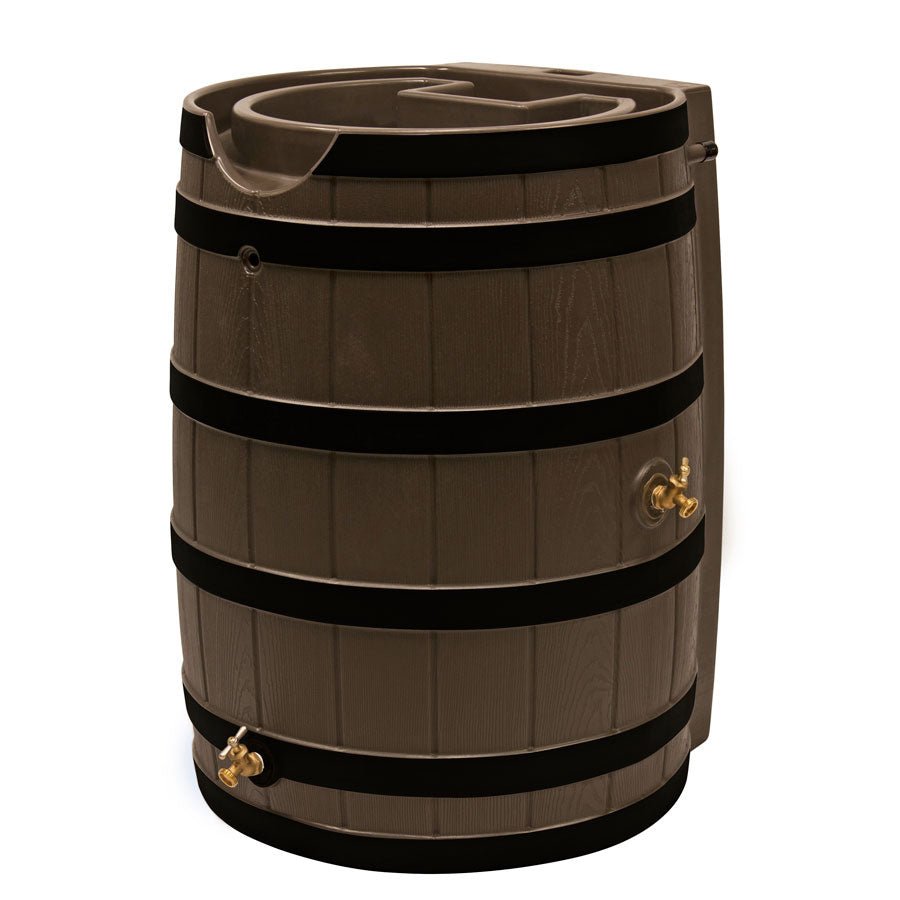 Rain Wizard Rain Barrel - 40, 50 & 65 Gallons 65 Gal Black Ribs option3