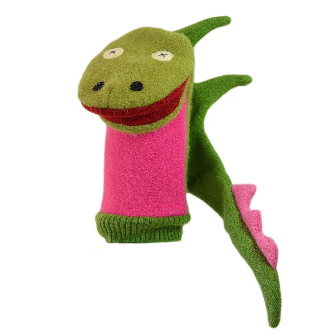 Recycled Wool Animal Puppets Dog