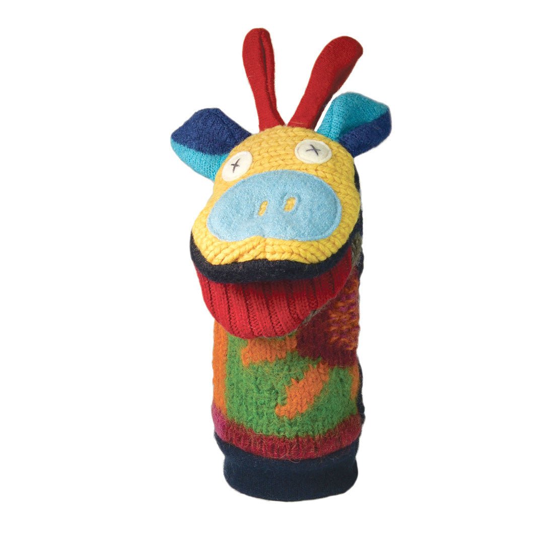 Recycled Wool Animal Puppets Dog
