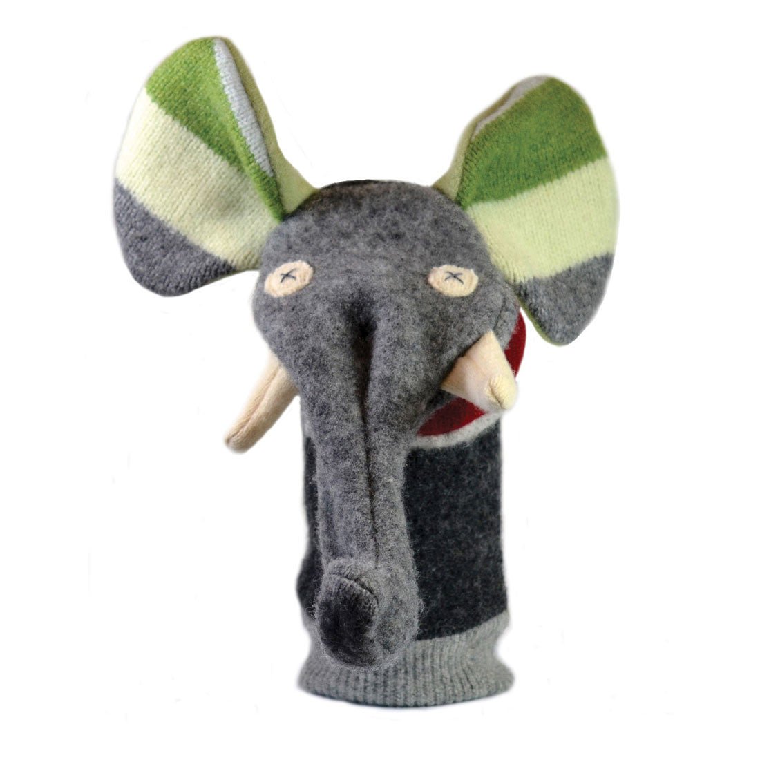 Recycled Wool Animal Puppets Dog