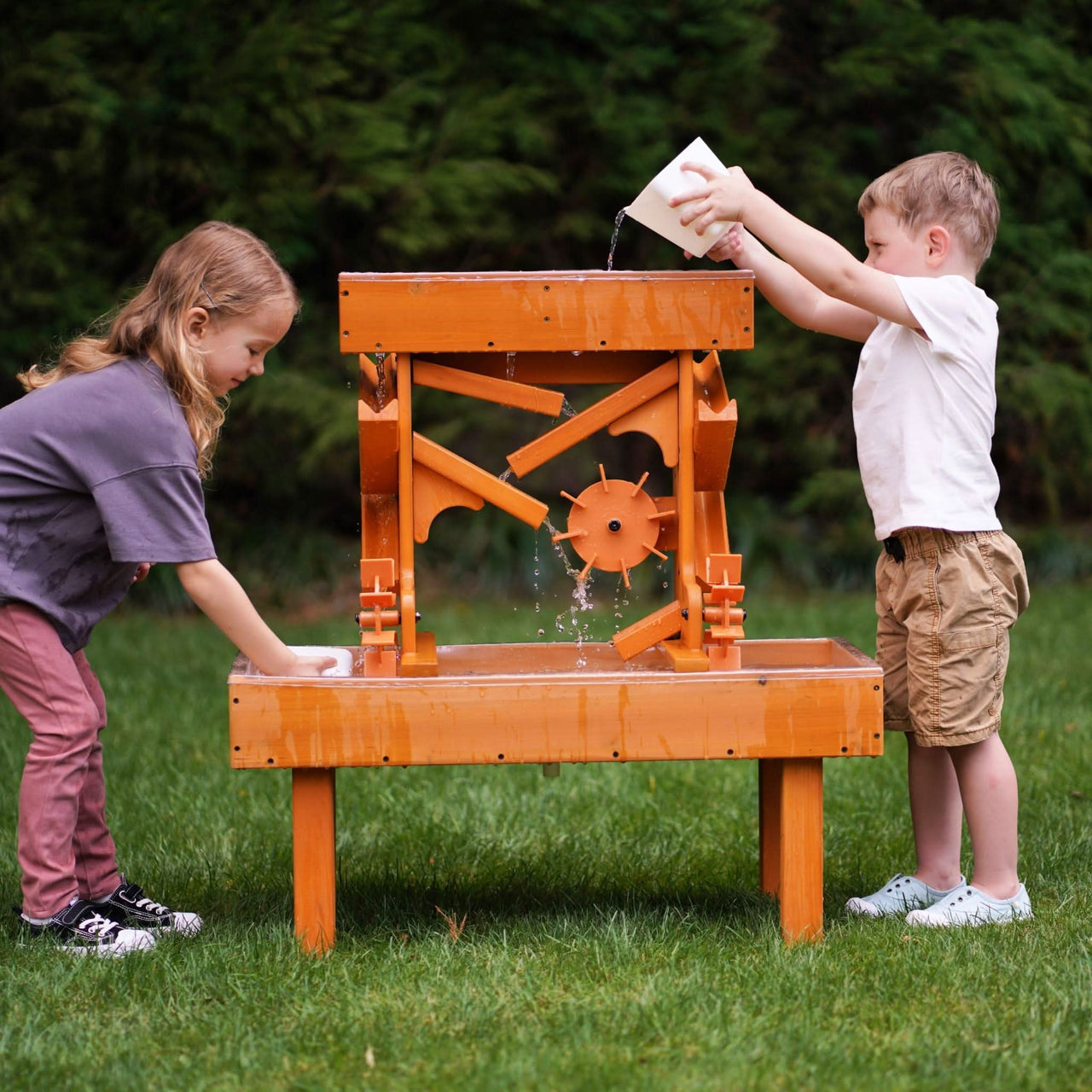 Interactive Wooden Water Table - Sensory Play Station