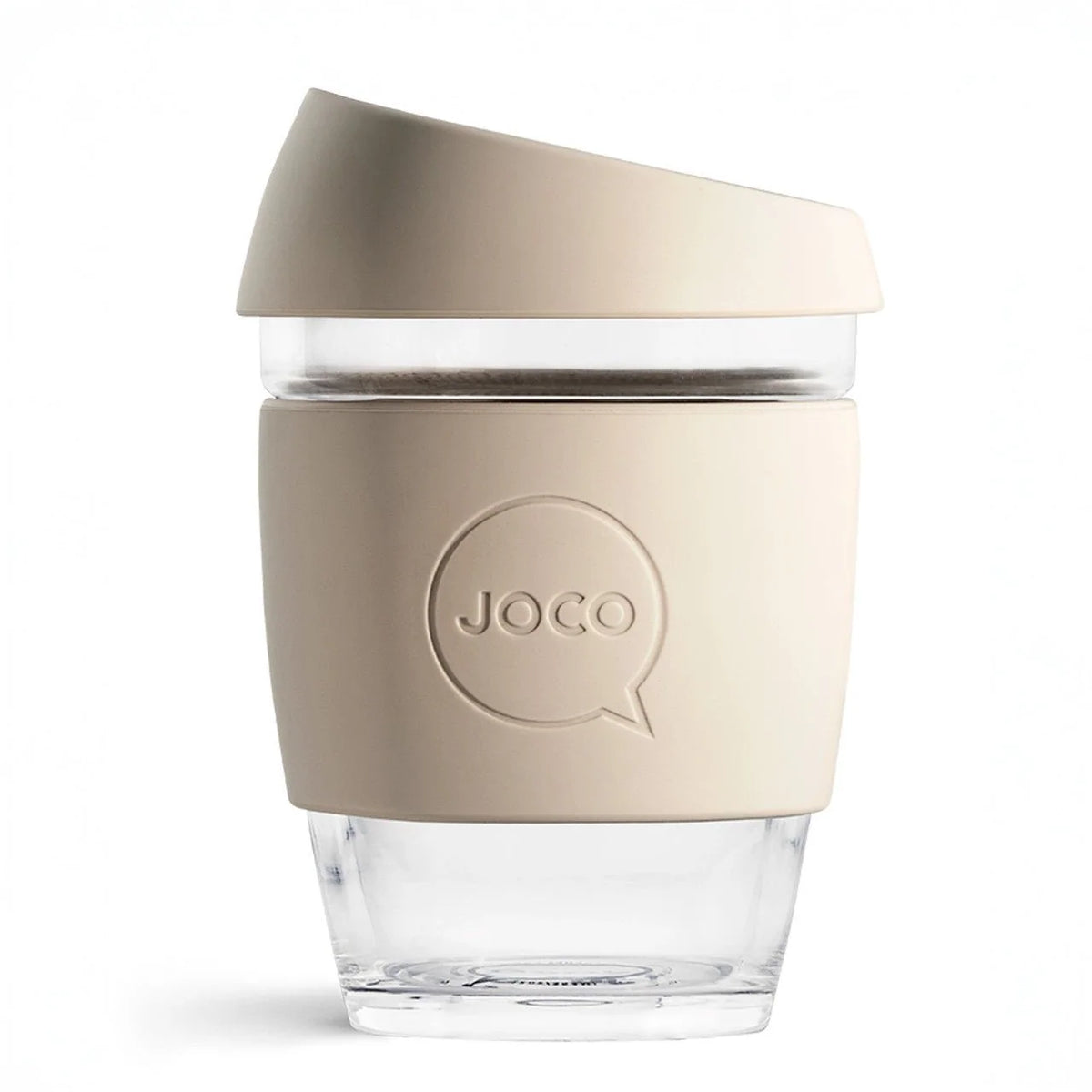 Reusable Glass Coffee Cup 12oz
