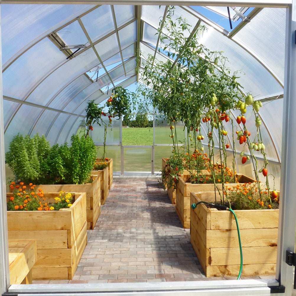 RIGA XL Greenhouse 6 XL - 14'W x 19'1"L Greenhouse Only option3