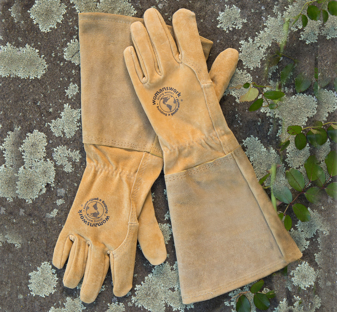 All Leather Arm Saver Gauntlet Glove