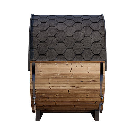 Outdoor Barrel Sauna - SaunaLife Model EE6G