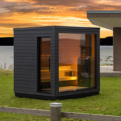 Outdoor Home Fully Assembled Sauna - 5 Persons