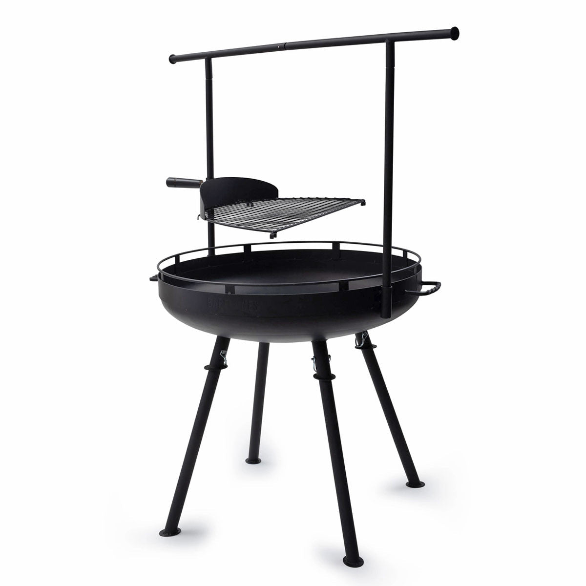 Solid Steel Cowboy Fire Pit & Grill - 30"