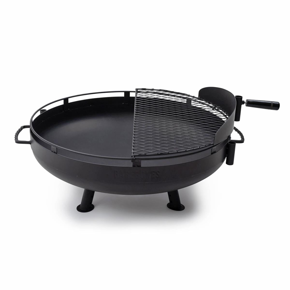 Solid Steel Cowboy Fire Pit & Grill - 30"