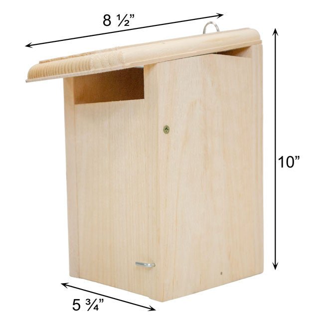 Sparrow-Resistant Bluebird House Western Bluebird