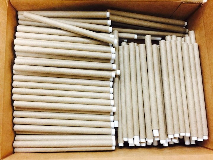 Spring Cardboard BeeTubes and Inserts for Mason Bees - 8mm 36