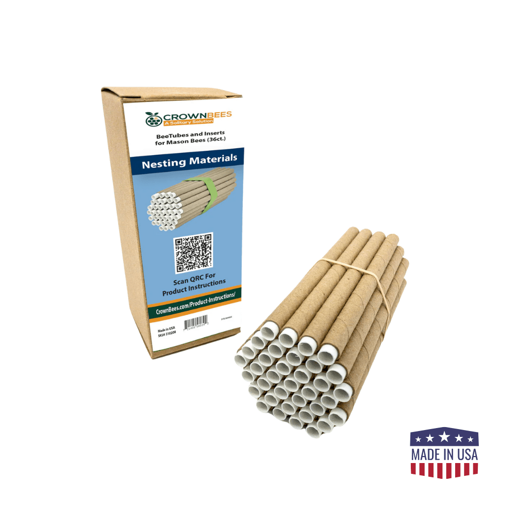 Spring Cardboard BeeTubes and Inserts for Mason Bees - 8mm 36