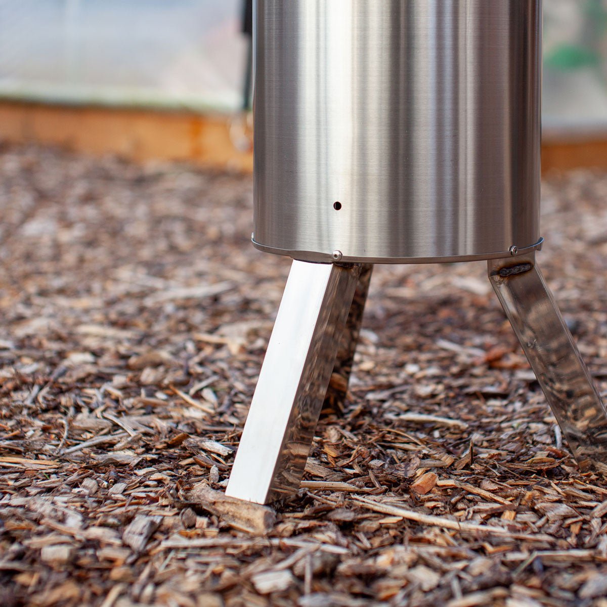 Stainless Steel Portable Biochar Kiln 3 Gallons - Small