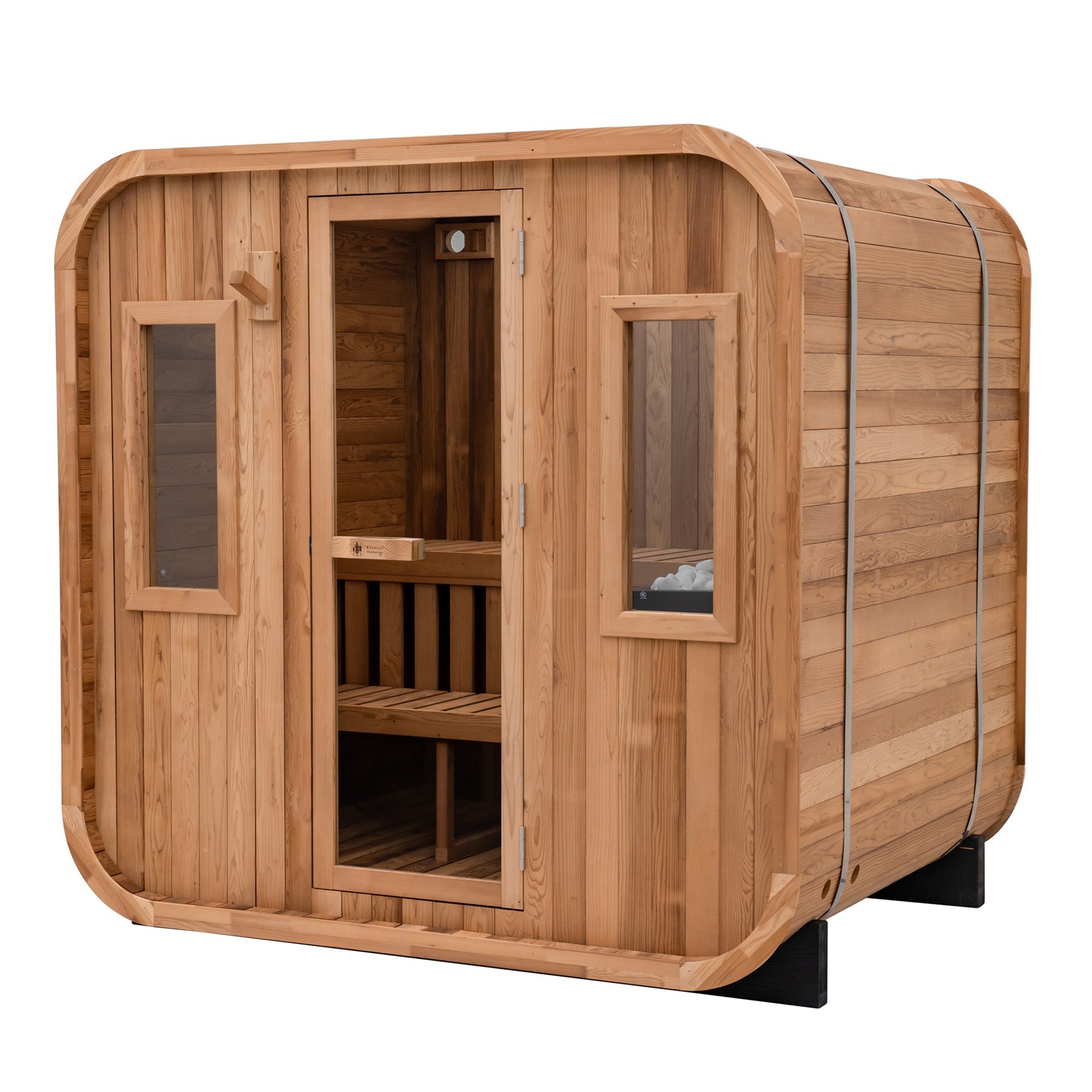 Summit Outdoor Sauna - 6 Person w/ Harvia KIP 8kW Heater option3