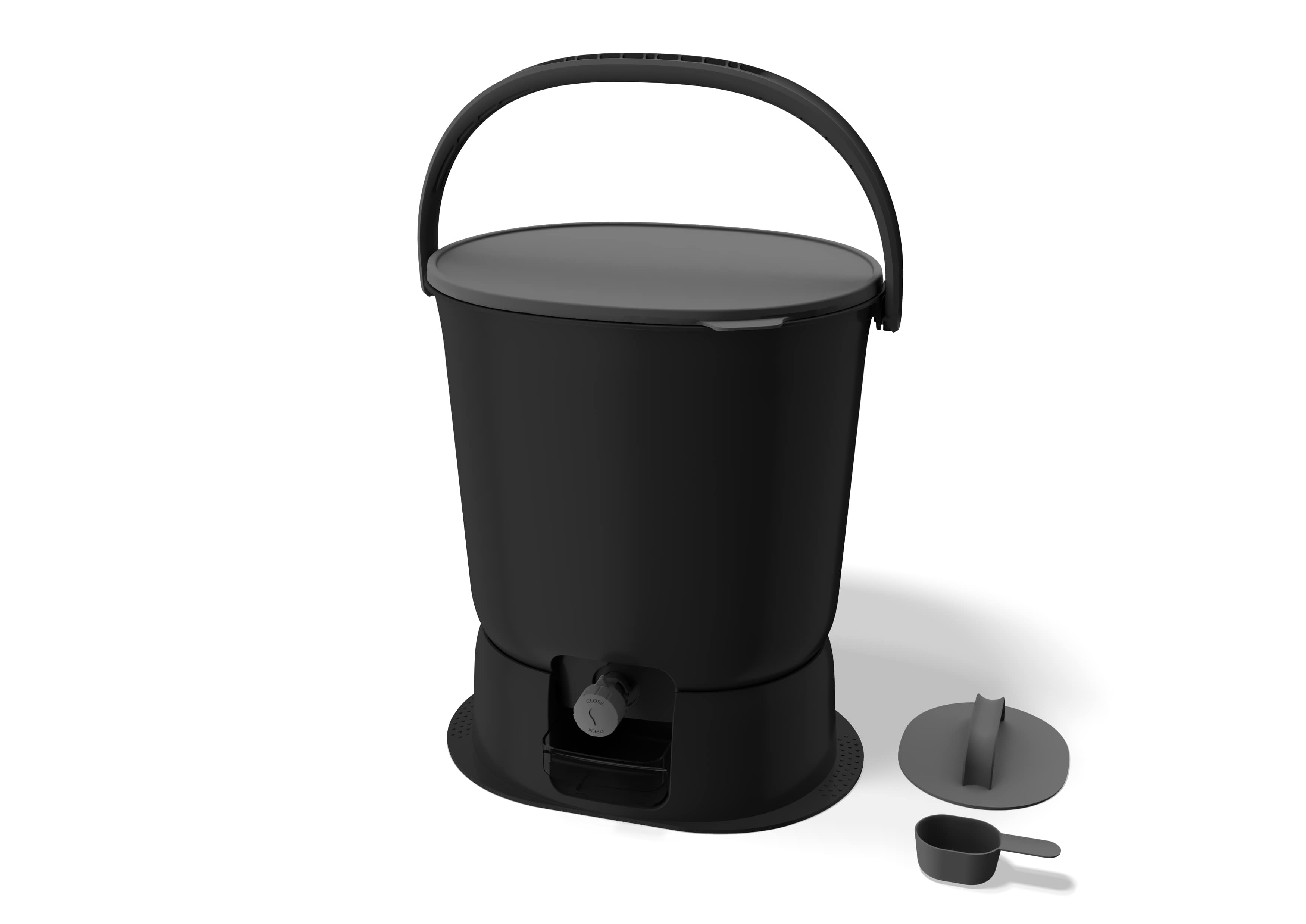 The Essential Kitchen Bokashi Compost Bin - 4.4 Gallon Food Waste Recycler