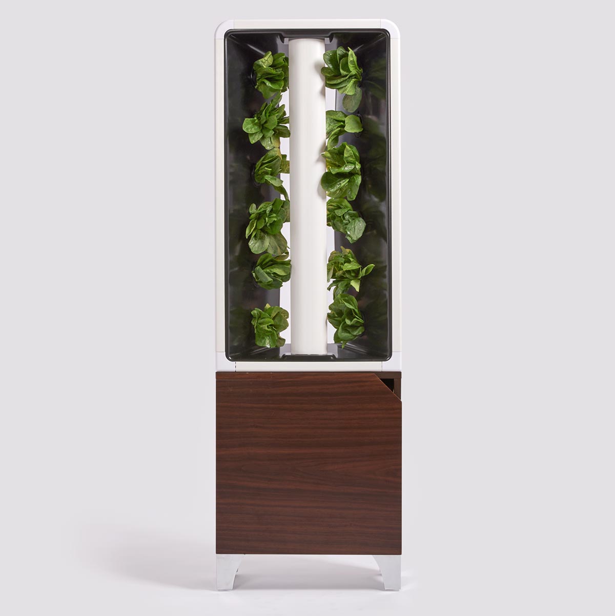 The Eve - Indoor Vertical Hydroponic Garden System walnut