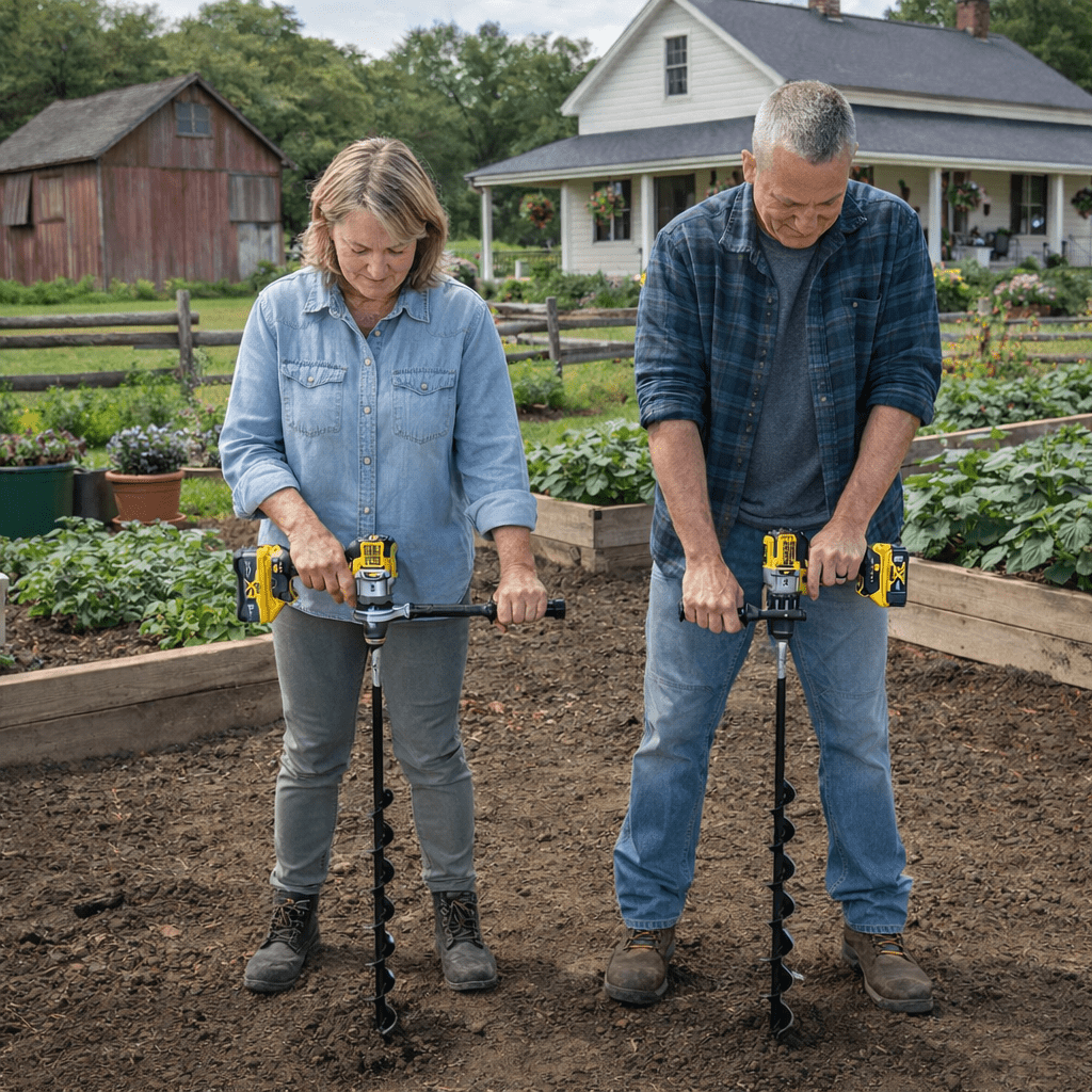 Tree Planting & Landscaping Auger - 2" x 24"-54" Heavy Duty - Clay, Rocky, or Professional Use 24"