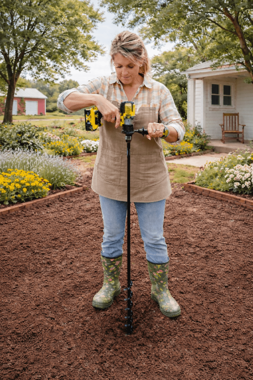 Tree Planting & Landscaping Auger - 2" x 24"-54" Heavy Duty - Clay, Rocky, or Professional Use 24"