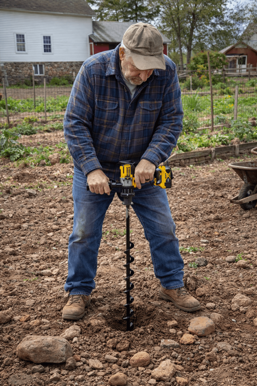 Tree Planting & Landscaping Auger - 2" x 24"-54" Heavy Duty - Clay, Rocky, or Professional Use 24"