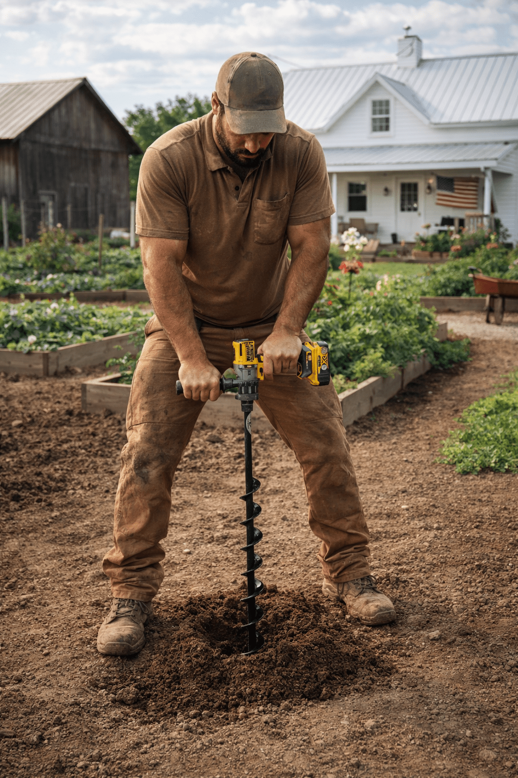 Tree Planting & Landscaping Auger - 2" x 24"-54" Heavy Duty - Clay, Rocky, or Professional Use 24"