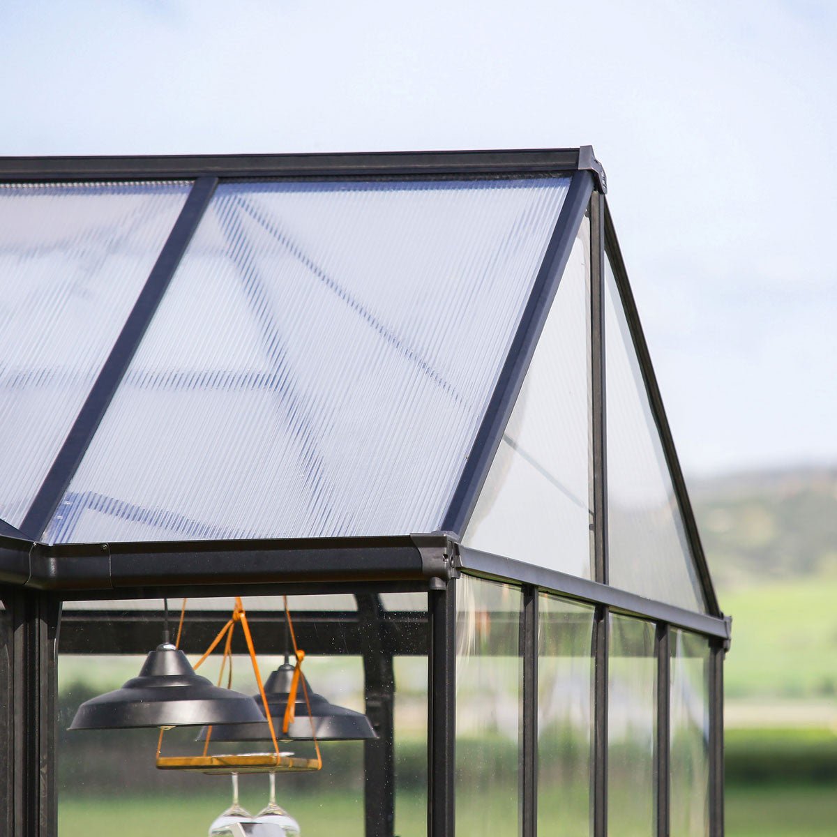 Triomphe Chalet 12' x 15' Greenhouse option3