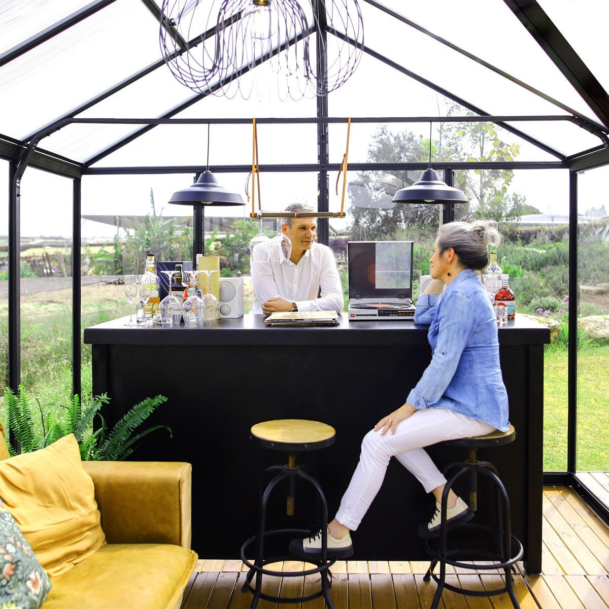 Triomphe Chalet 12' x 15' Greenhouse option3