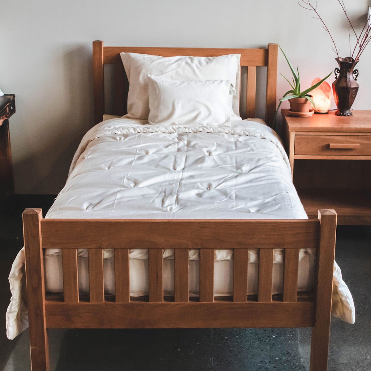 Twin-Size Wool Comforter Cool Comfort