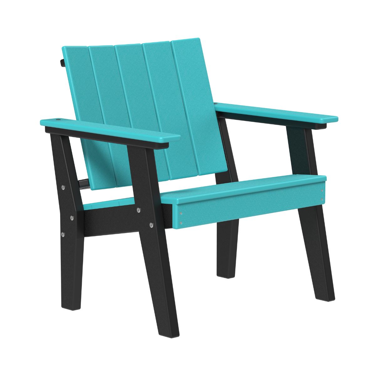 Urban Chat Chair - 2.5' Long aruba-blue-black
