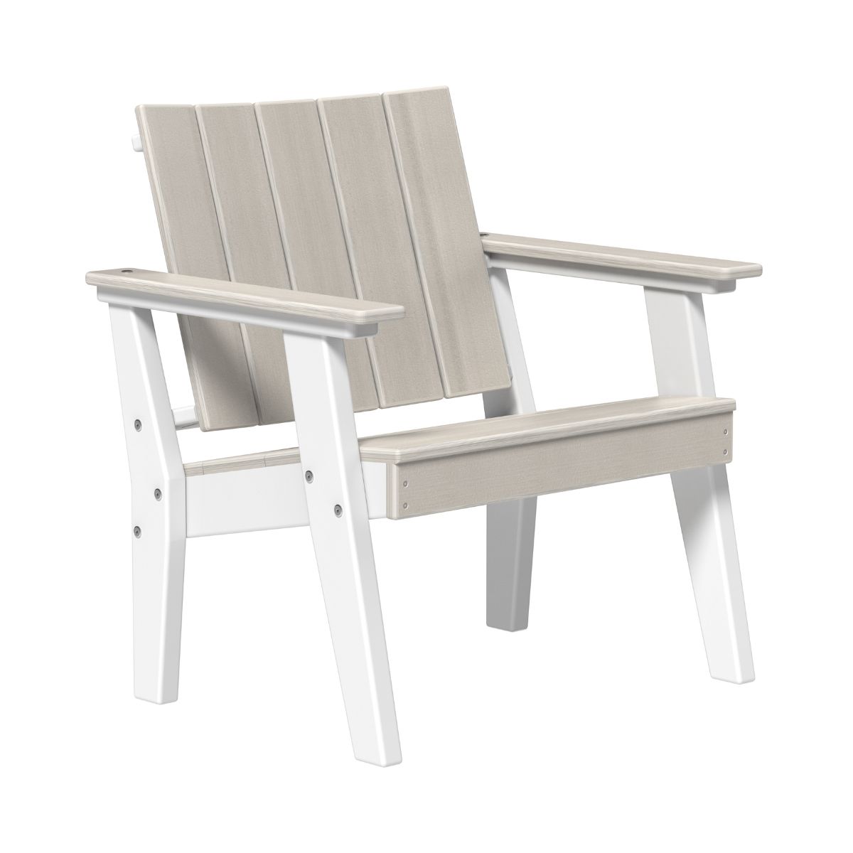 Urban Chat Chair - 2.5' Long birch-white
