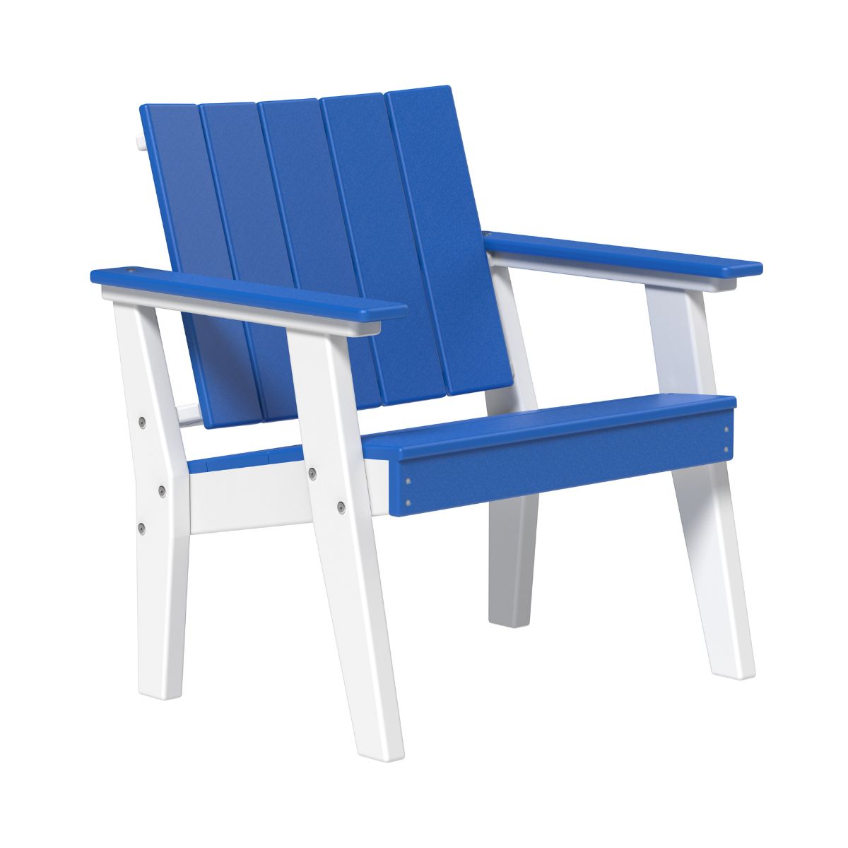 Urban Chat Chair - 2.5' Long blue-white