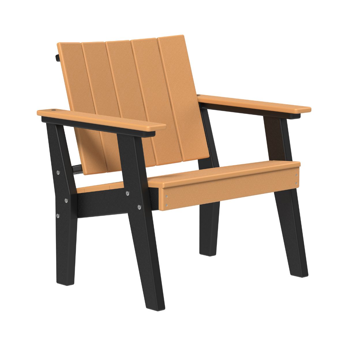 Urban Chat Chair - 2.5' Long cedar-black