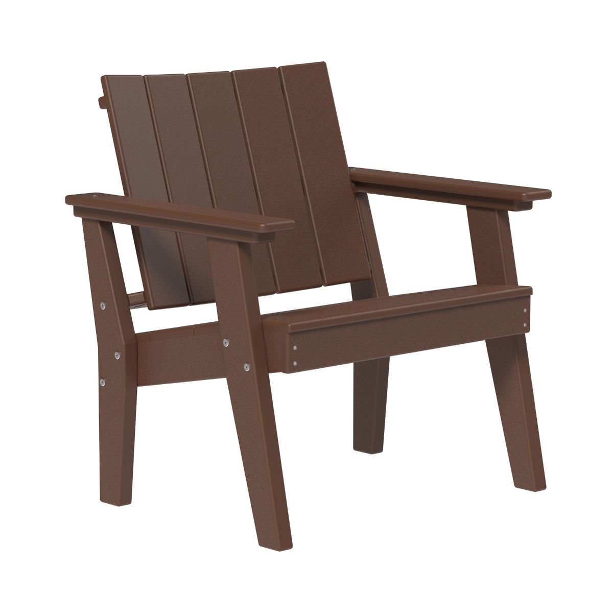 Urban Chat Chair - 2.5' Long chestnut-brown