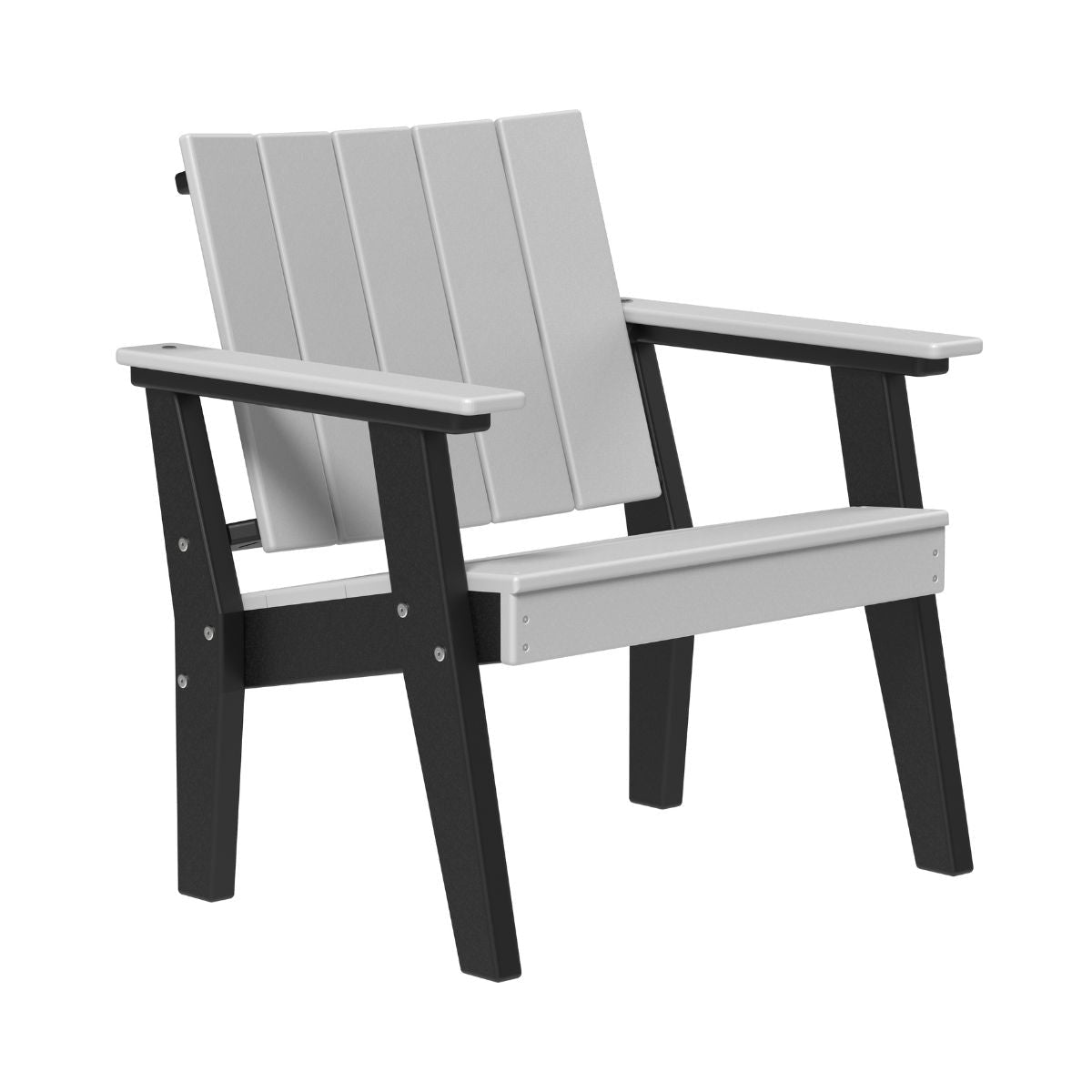 Urban Chat Chair - 2.5' Long dove-gray-black