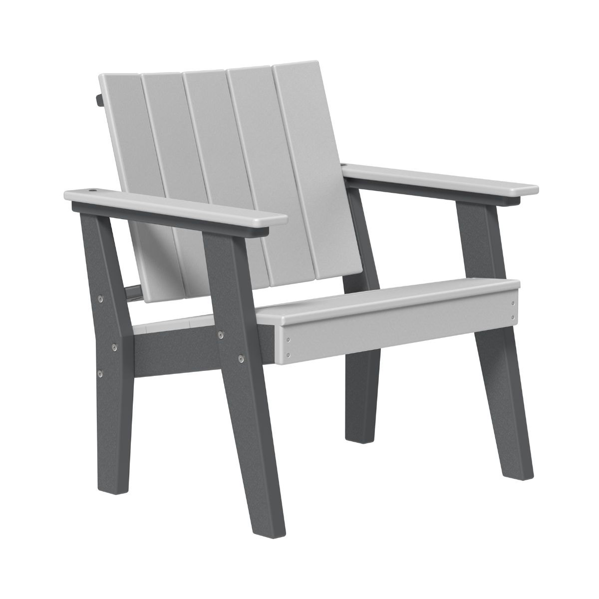 Urban Chat Chair - 2.5' Long dove-gray-slate
