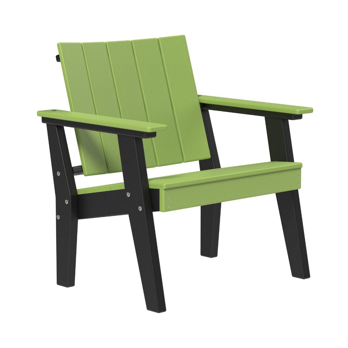 Urban Chat Chair - 2.5' Long lime-green-black