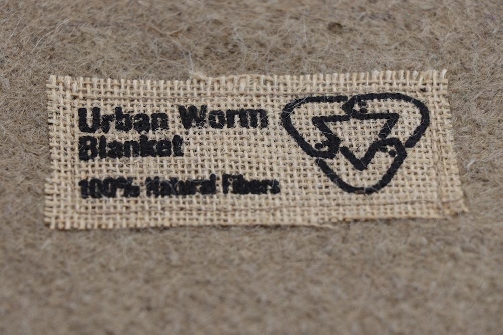 Urban Worm Blanket – Jute Compost Cover for Worm Bins & Composting Systems Single