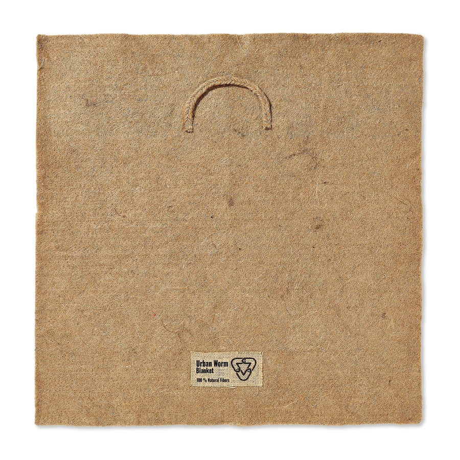 Urban Worm Blanket – Jute Compost Cover for Worm Bins & Composting Systems