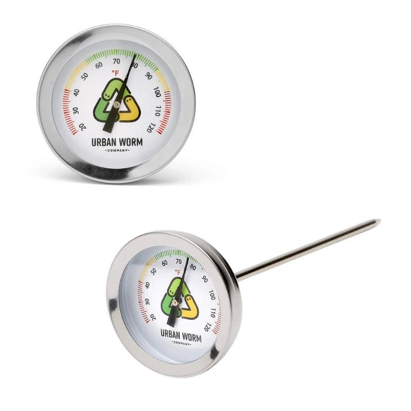 Urban Worm Garden & Compost Thermometer Single